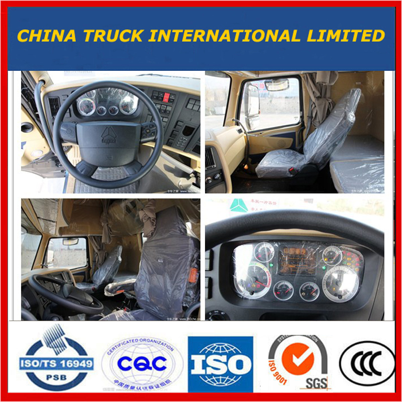 Chiny 6X4 A7 420HP 10 koła HOWO Holownicza ciężarówka / ciągnik siodłowy