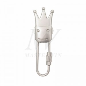 Dwuczęściowy metalowy brelok Set_B93250