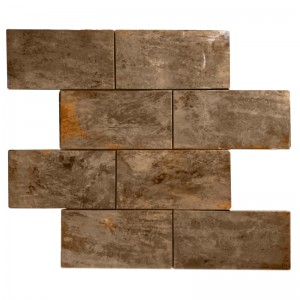 Miedziana mozaika Backsplash do łazienki i dekoracji