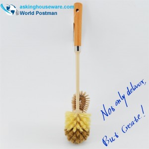 Akbrand Szczotka do muszli klozetowej Uchwyt plażowy z wielofunkcyjną małą szczotką do czyszczenia