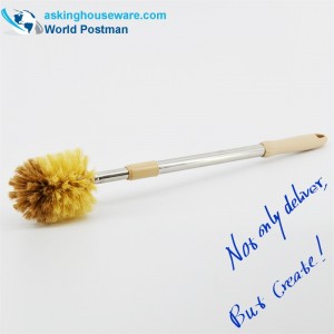 Akbrand Szczotka do muszli klozetowej Elastyczna rura ze stali nierdzewnej