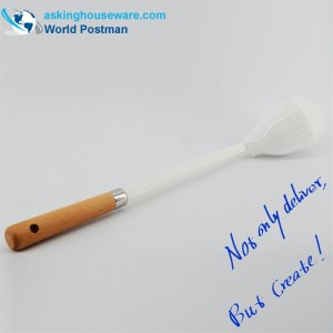 Akbrand Miękka szczotka do czyszczenia toalety Uchwyt plażowy z suszarką do miski