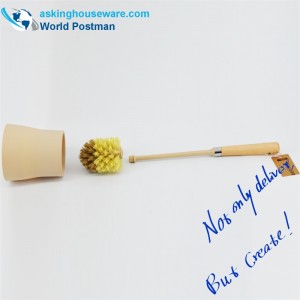 Zestaw szczotek do toalety Akbrand Uchwyt plażowy z matowym uchwytem