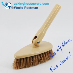 Akbrand Długa rączka Elastyczna szczotka podłogowa Trójkątna główka