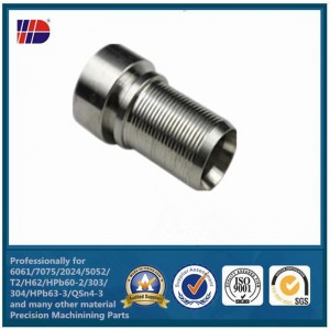 Chiny Certyfikat ISO Niestandardowa obróbka CNC Anodowana stal nierdzewna Część