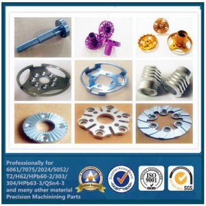 Przetwarzanie CNC Elementy anodowane z aluminium Obróbka części w fabryce w Chinach