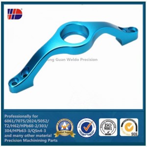 Dostawca z Chin Niestandardowe aluminiowe części zapasowe do precyzyjnego frezowania CNC z anodowaniem