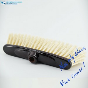 Akbrand Plastikowa główka miotły z podwójną tablicą pędzla w kolorze czekolady