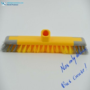 Pędzel Akbrand o małych rozmiarach z ukośnym gwintem Wąska kwadratowa szczotka do deski Krótkie twarde włosie PP