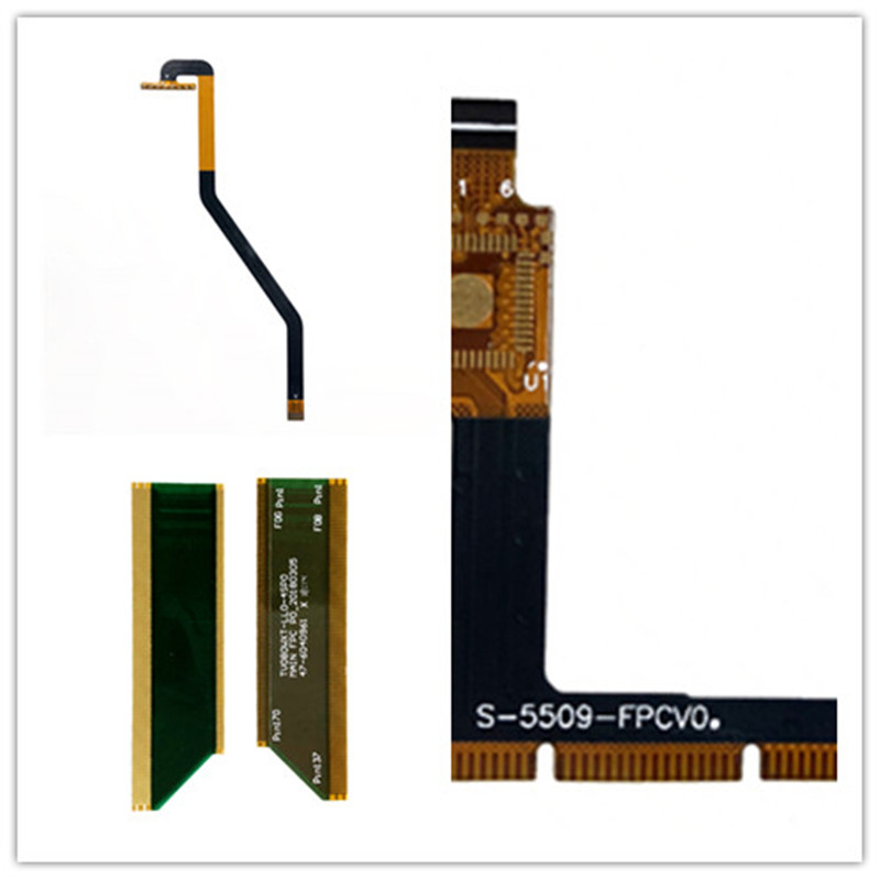 FPC dla panelu dotykowego / FPC dla LED / Goldfinger Pozłacany usztywniacz FPC OEM Elastyczna płytka elastyczna Płytka drukowana FPC Płytka kablowa