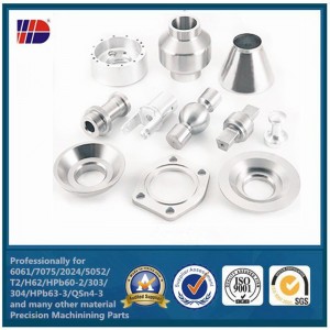 Fabryka ISO9001 Central Aluminium tokarka frezarka części aluminiowe