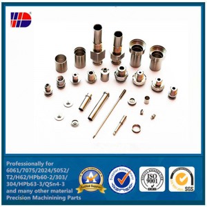 Producent ISO900 Precyzja Obróbka cnc ze stali nierdzewnej Części toczone