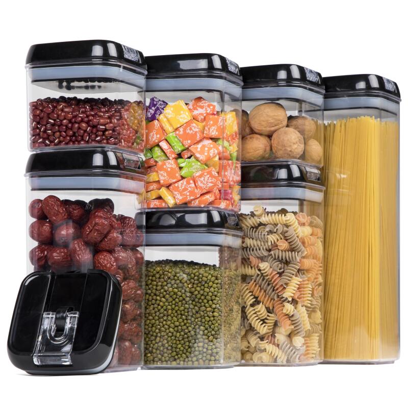 7-częściowy zestaw szczelnych pojemników do przechowywania żywności bez BPA, pojemniki do przechowywania żywności z pokrywkami