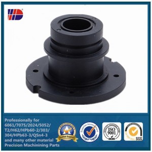 Precyzyjna czarna obróbka tworzyw sztucznych POM na niestandardowe części plastikowe