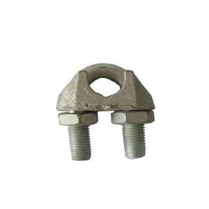 DIN741 Ocynkowane ciągliwe zaciski linowe / zaciski linowe
