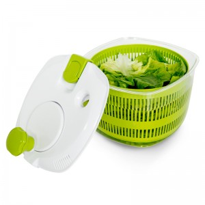 Wielofunkcyjny plastikowy spinner do sałatek z warzyw owocowych, jak widać w telewizji