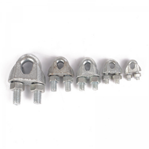Wysokiej jakości stalowe elementy mocujące stalowe klipsy do lin stalowych