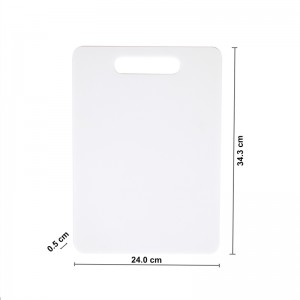 Bez BPA Można myć w zmywarce Trwała biała antypoślizgowa plastikowa kuchenna deska do krojenia