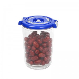 Pojemnik 1500 ml do przechowywania próżniowego szczelny, szczelny pojemnik do przechowywania żywności z pompą