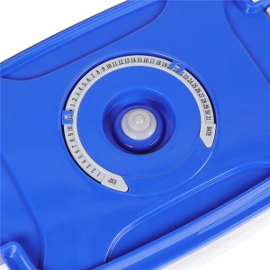 Odkurzający, hermetyczny wielofunkcyjny pojemnik na żywność i pompę