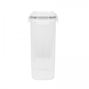 2 szt. 4 Boczna blokująca pokrywa Szczelny pojemnik do przechowywania żywności w suchych płatkach