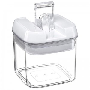 6-częściowy, nieprzepuszczający BPA, plastikowy, hermetyczny pojemnik do przechowywania zbóż