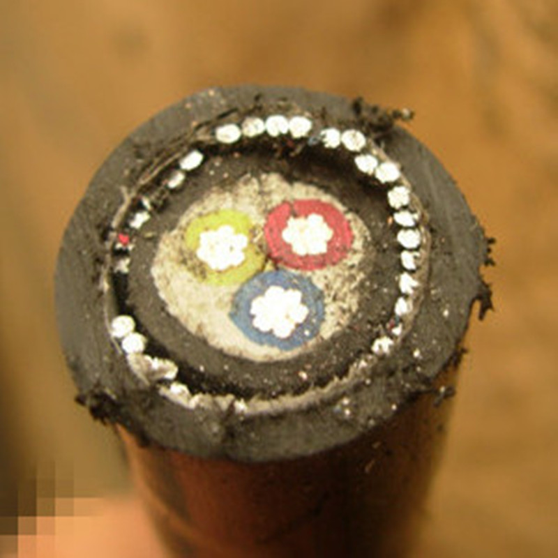 Niskoprądowy wielożyłowy kabel pancerny 3-żyłowy kabel zasilający z listą rozmiarów