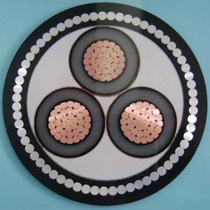 1-35KV Kabel zasilający Xlpe Metalowy ekran SWA / STA MV Kabel średniego napięcia