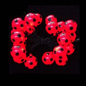 Piłka nożna LED Piłka String Lights Dekoracje na Święta Bożego Narodzenia / Święta