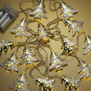 Żelazna lampa choinkowa