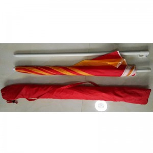 Lekki, rozciągliwy parasol poliestrowy na plażę