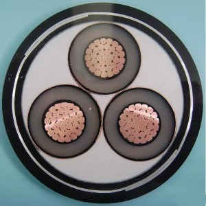 1-30KV 6 mm 3-rdzeniowy kabel pancerny Swa IEC60502, SANS 1339, BS 6622, AS / NZS1429.1, NFC 33226, CSA C 68.5