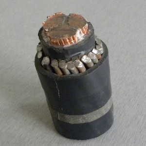 16 mm² 3 rdzeniowy drut stalowy Kabel pancerny Drut miedziany skręcony do układania w pomieszczeniach