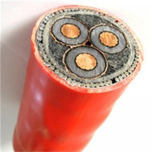 Kabel wielożyłowy 240 mm 3 żyłowy Cu 185sqmm Xlpe Swa Pvc 33kv