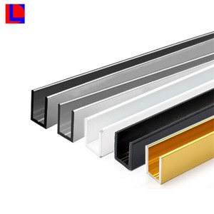Anodowany profil wytłaczania powierzchni aluminium kanałowy