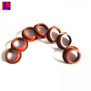 Dostosowana czerwona gumowa uszczelka silikonowa do zastosowań elektronicznych