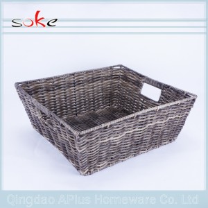 Najwyższej jakości koszyk tkany z rattanu z PE