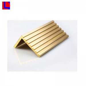 Dekoracyjne antypoślizgowe elastyczne aluminiowe noski schodowe