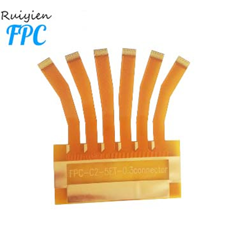 Ekranowany kabel elastyczny w niskiej cenie Bezpłatny przykładowy ekran dotykowy Fpc Producenci 4-warstwowa płytka PCB FPC 1,0 mm Podziałka FPC / FFC Flex Board