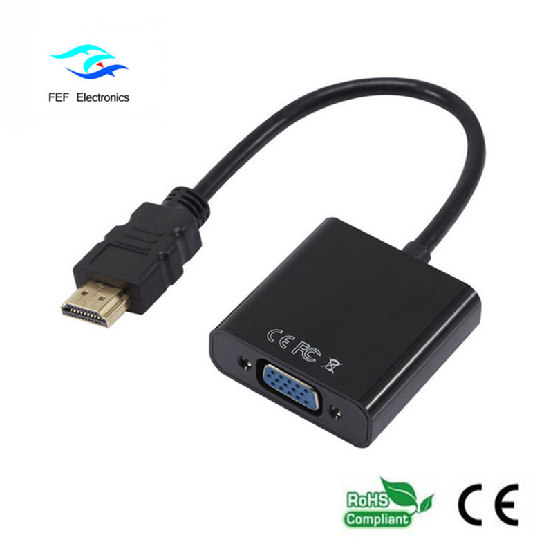 konwerter męski hdmi na żeński vga Kod: FEF-HIC-001