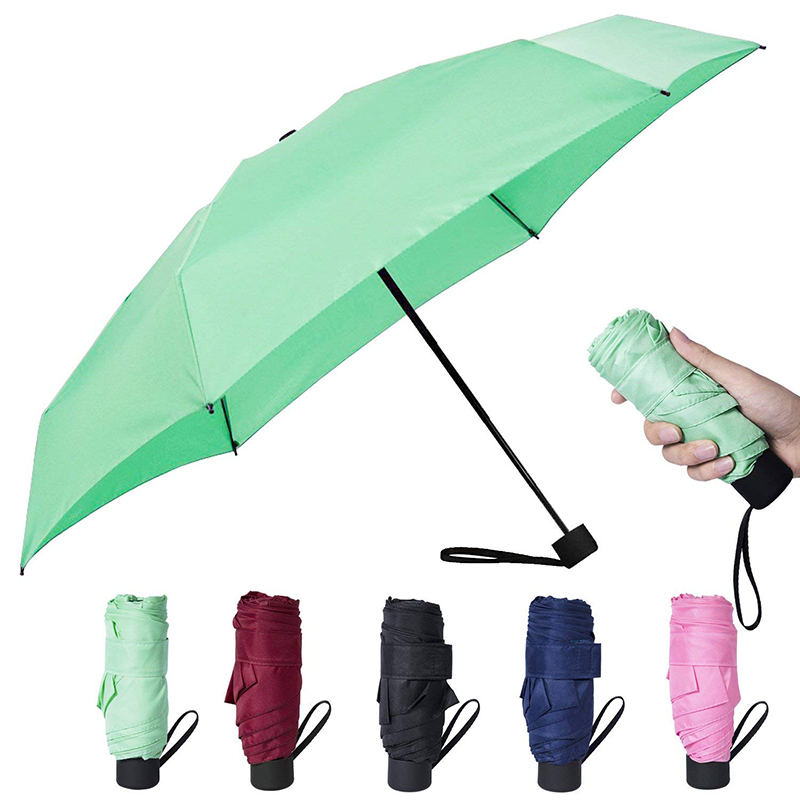 Metalowa ramka Mniejszy 5 składany parasol przeciwdeszczowy na damski parasol