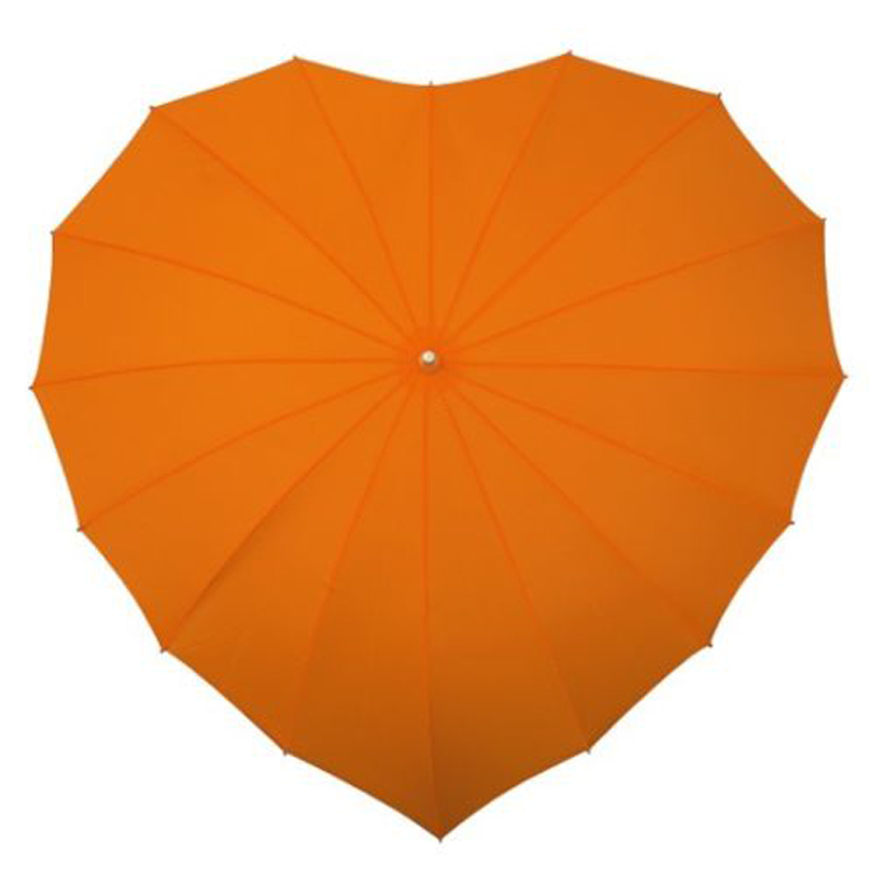 Promocyjny parasol Valentine w kształcie serca