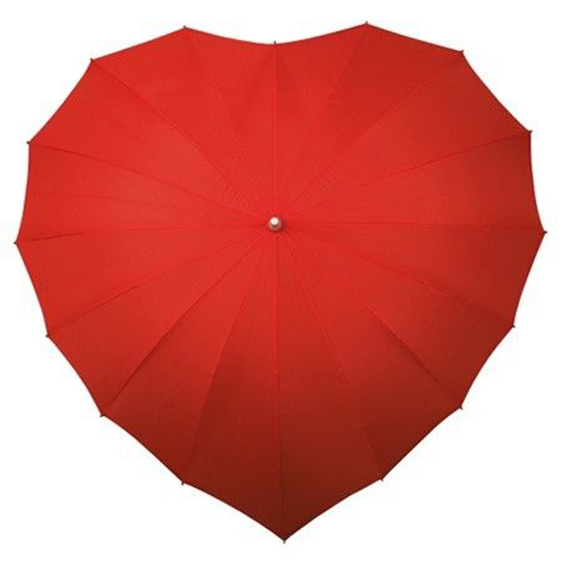 Promocyjny parasol Valentine w kształcie serca