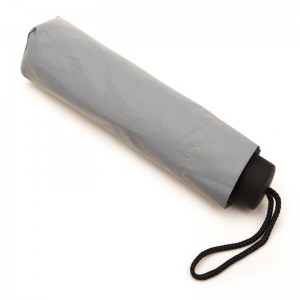 Lekkie, odblaskowe składane parasolki w nocy