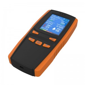 AirVisual Pro Monitor jakości powietrza Porównaj jakość powietrza w pomieszczeniach i na zewnątrz [PM2,5, CO2, AQI, temperatura, wilgotność] Jakość powietrza i prognoza w czasie rzeczywistym