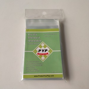 Crystal Clear Pro-fit Resealable Standardowy pokrowiec na karty 63,5 x 88 mm Rękawy do gier planszowych