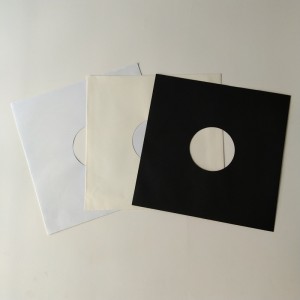 33RPM Czarny papier Winyl LP Przechowywanie płyt Wewnętrzne rękawy Ochraniacze