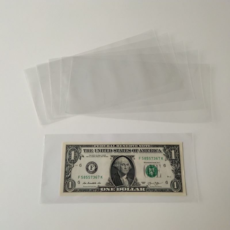 Deluxe waluta rękawa banknotów papierowych rękawy pieniędzy