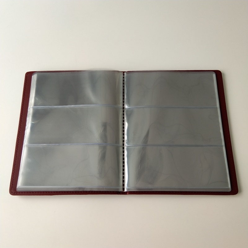 Red Collector Storage Binder Album Collector