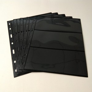 3 kieszonkowe kieszonkowe czarne portfele do przechowywania banknotów